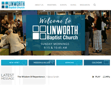 Tablet Screenshot of linworthbaptist.org